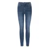 Donna Ida Rizzo The High Top Ankle Skinny - Fawcett Blue In Blue