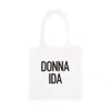 Donna Ida Women's The  Essential Tote Bag - White In White