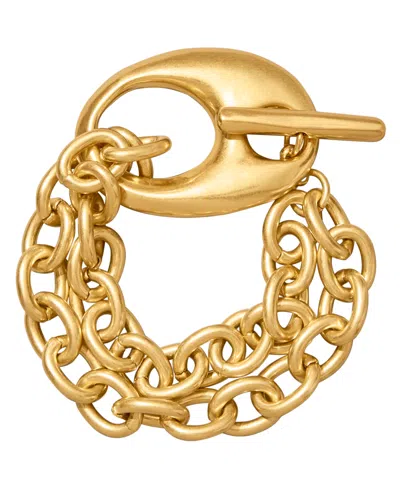 Donna Karan 24k Gold-plated Mariner Multi-link Flex Bracelet