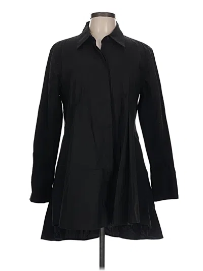 Pre-owned Donna Karan 3/4 Sleeve Blouse In Black