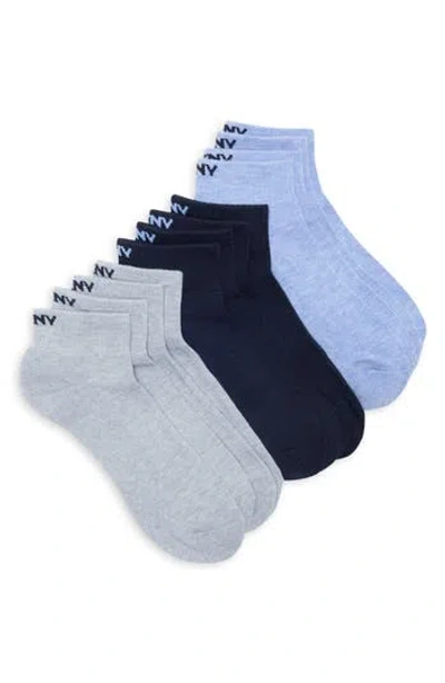Donna Karan 6-pack Assorted Ankle Socks In Multi