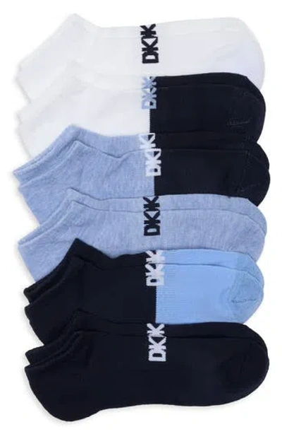 Donna Karan 6-pack Assorted Ankle Socks In Multi