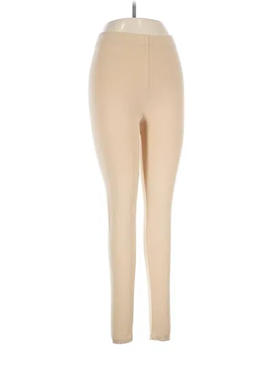Pre-owned Donna Karan Active Pants In Tan