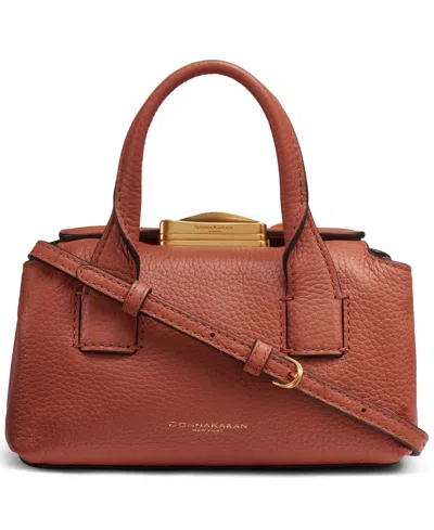 Donna Karan Amagansett Mini Satchel Bag In Orange