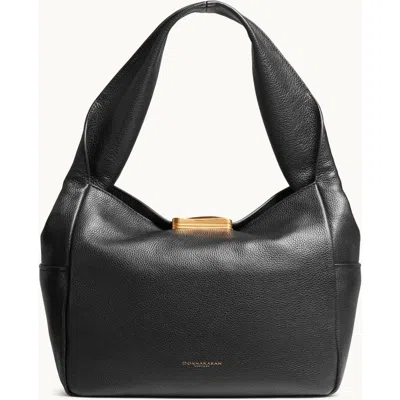 Donna Karan Amagansett Shoulder Bag In Black/gold