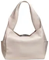 Donna Karan Amagansett Soft-rolled Leather Shoulder With Sculpted Magnet Closure In Sand