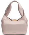 Donna Karan Amagansett Soft-rolled Leather Shoulder With Sculpted Magnet Closure In Pink