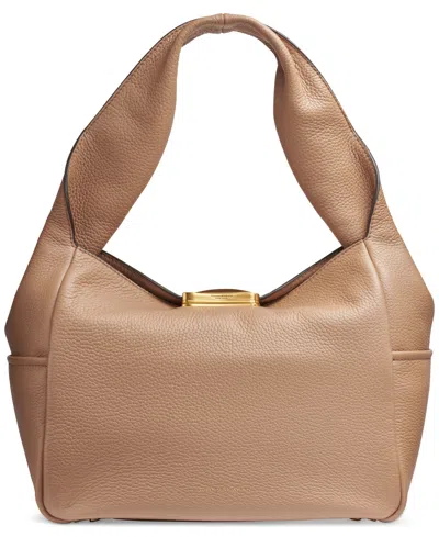 Donna Karan Amagansett Shoulder In Toasted Almond