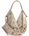 Donna Karan Baldwin Beaded Laser-cut Mini Shoulder Bag