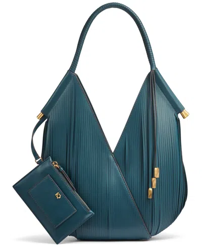 Donna Karan Baldwin Laser-cut Mini Shoulder Bag In Brown