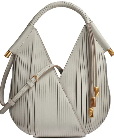Donna Karan Baldwin Lasercut Micro Leather Crossbody