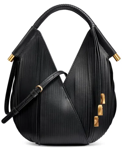 Donna Karan Baldwin Lasercut Micro Leather Crossbody