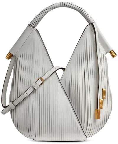 Donna Karan Baldwin Lasercut Micro Leather Crossbody
