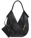 Donna Karan Baldwin Leather Large Shoulder Bag In Multi