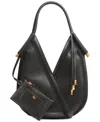 Donna Karan Baldwin Medium Crochet Shoulder Bag In Black