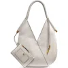 Donna Karan Baldwin Mini Shoulder Bag In Brilliant White
