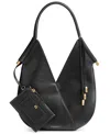 Donna Karan Baldwin Mini Shoulder In Blk,gold