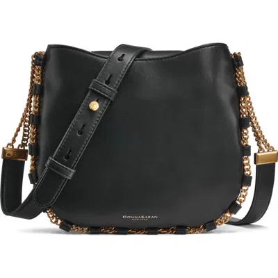 Donna Karan Batiste Crossbody Bag In Black,gold