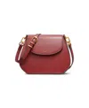 Donna Karan Bellerose Double Top Handle Leather Satchel In Claret