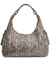 DONNA KARAN BELLEROSE PYTHON HOBO