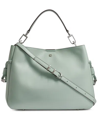 Donna Karan Bellerose Satchel In Pale Jade