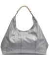 Donna Karan Bellmore Large Skipper Snake Hobo Bag In Sky Grey