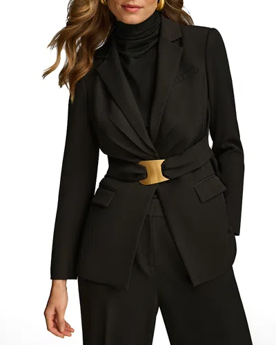 DONNA KARAN DONNA KARAN BELTED BLAZER