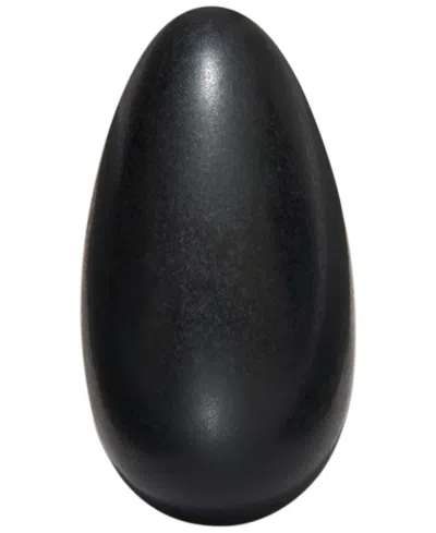 Donna Karan Black-tone Dynamic Matte Resin Ring In Jet