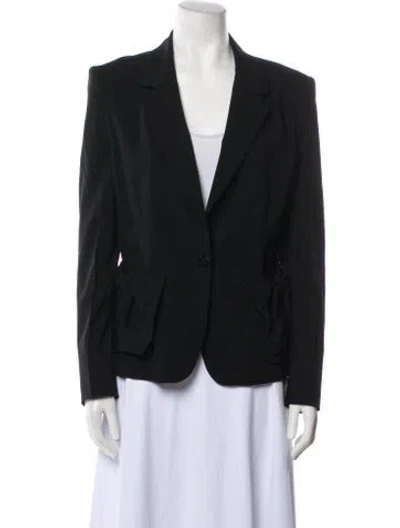 Pre-owned Donna Karan Blazer In Black