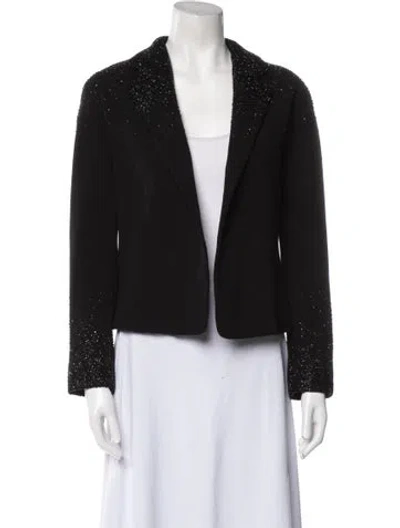 Pre-owned Donna Karan Blazer In Black