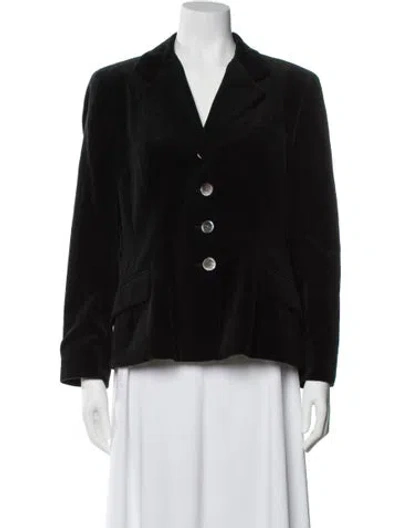 Pre-owned Donna Karan Blazer In Black