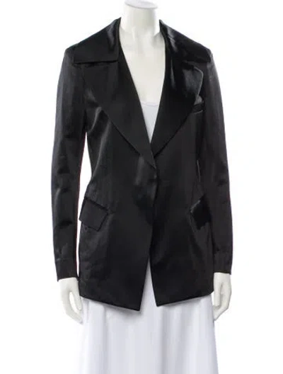 Pre-owned Donna Karan Blazer In Black