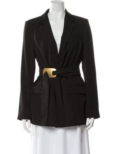Pre-owned Donna Karan Blazer In Black
