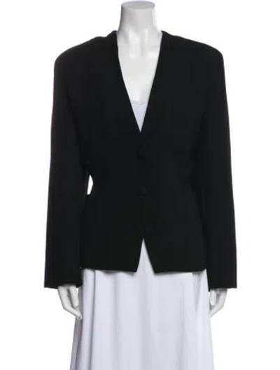 Pre-owned Donna Karan Blazer In Black