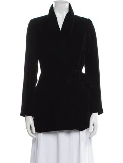 Pre-owned Donna Karan Blazer In Black