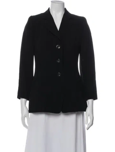 Pre-owned Donna Karan Blazer In Black