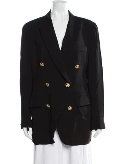 Pre-owned Donna Karan Blazer In Black