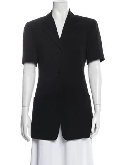 Pre-owned Donna Karan Blazer In Black