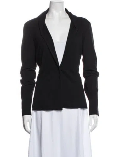 Pre-owned Donna Karan Blazer In Black