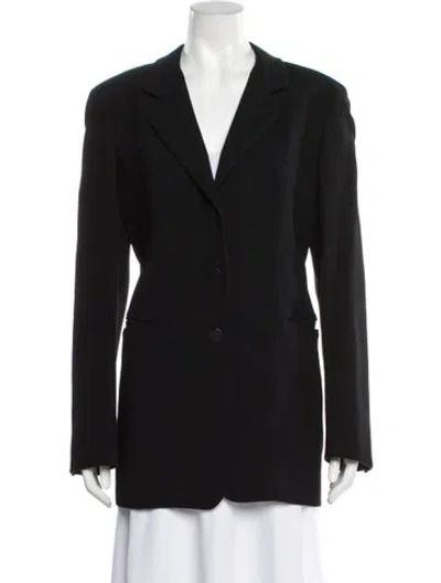 Pre-owned Donna Karan Blazer In Black