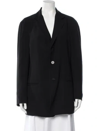 Pre-owned Donna Karan Blazer In Black