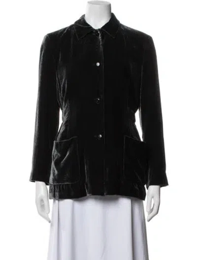 Pre-owned Donna Karan Blazer In Black