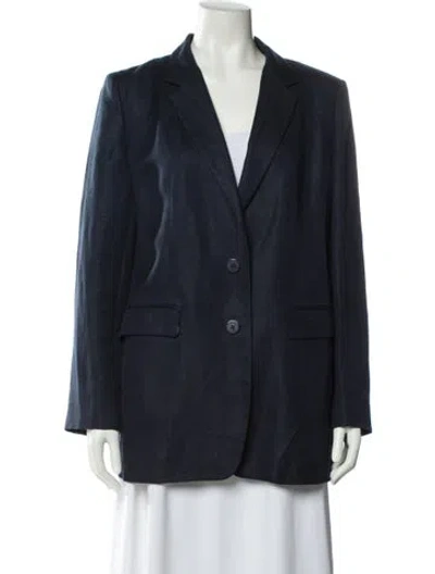 Pre-owned Donna Karan Blazer In Blue