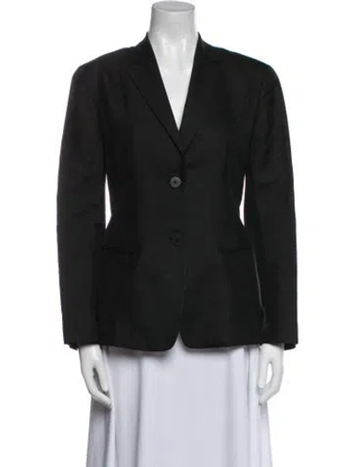 Pre-owned Donna Karan Blazer In Blue