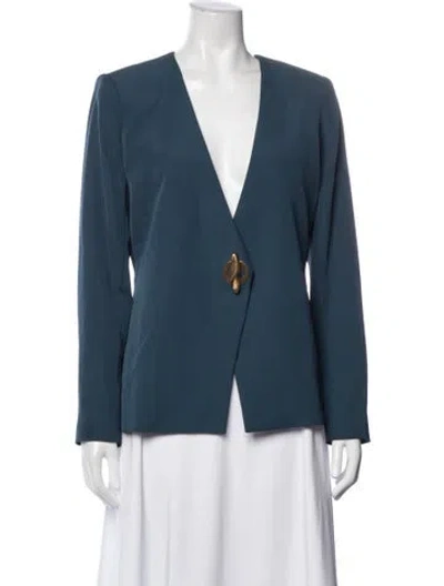 Pre-owned Donna Karan Blazer In Blue