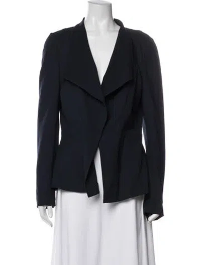 Pre-owned Donna Karan Blazer In Blue