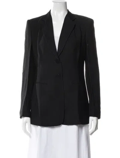 Pre-owned Donna Karan Blazer In Gray