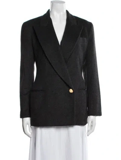 Pre-owned Donna Karan Blazer In Grey