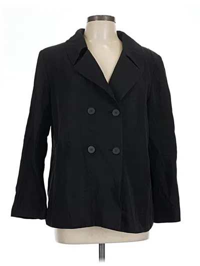 Pre-owned Donna Karan Blazer Jacket In Black