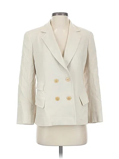 Pre-owned Donna Karan Blazer Jacket In White